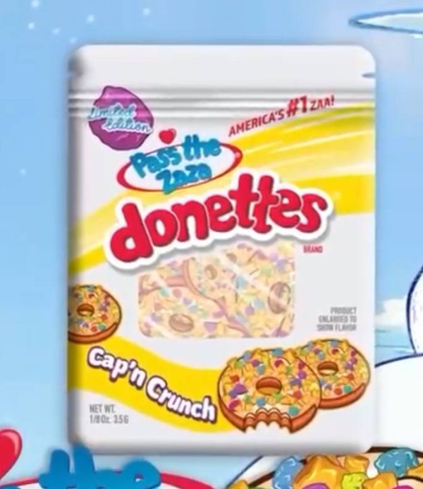 Pass the Zaza Donettes Cap'n Crunch