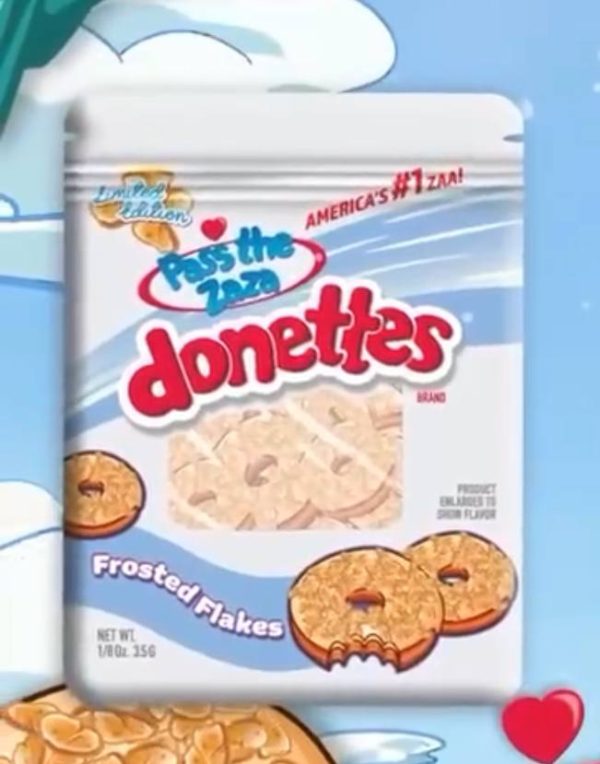 Pass The Zaza Donettes Frosted Flakes