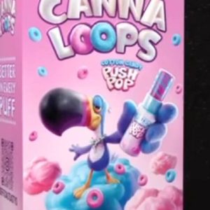 Toastys Canna Loops Cotton Candy Push Pop