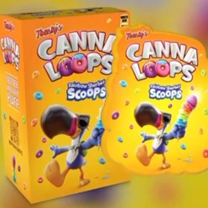 Toastys Canna Loops Rainbow Sherbet Scoops